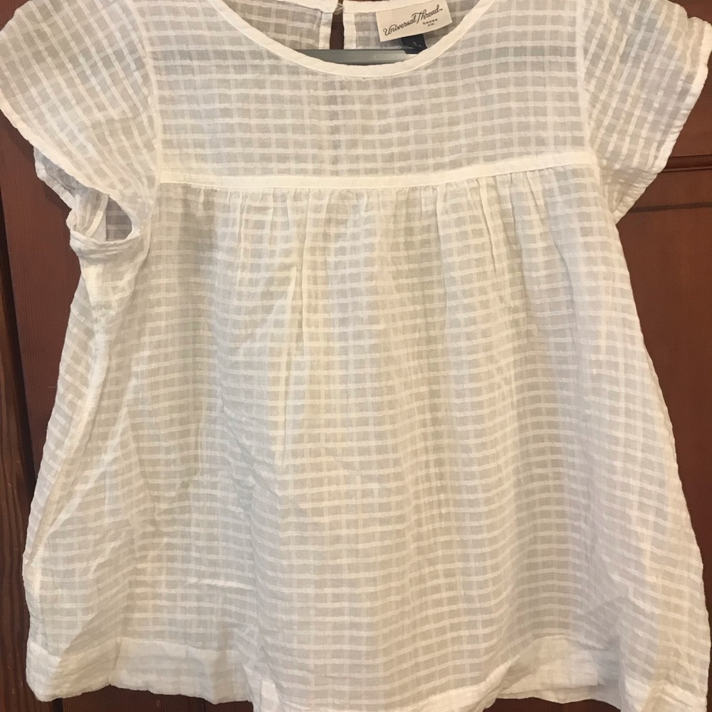 UNIVERSAL THREAD BABYDOLL TOP - Picture 3 of 4